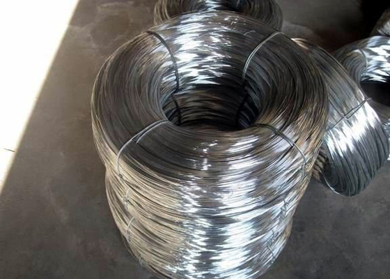 China Professional Galvanised Steel Wire , Znic Coated Surface Stainless Steel Wire supplier