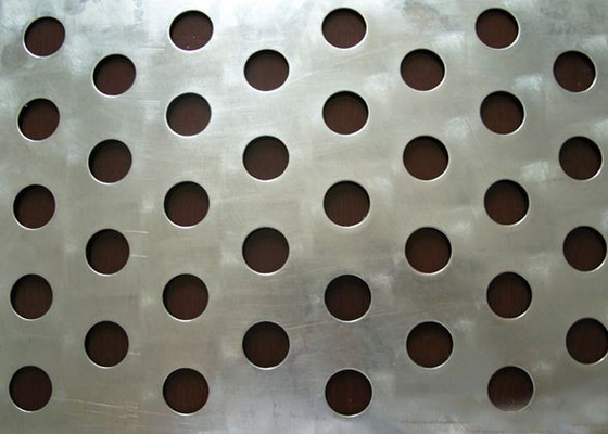 China Round Hole Perforated Steel Sheet , Q235 Steel Galvanised Perforated Sheet supplier