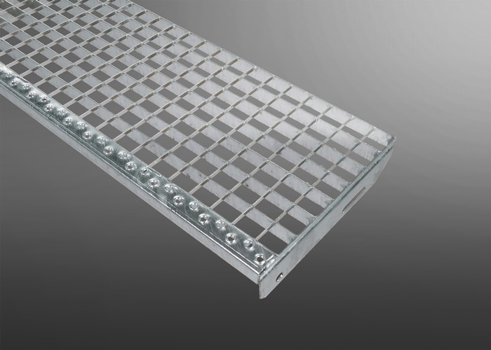 Din 24531 Galvanized Steel Stair Treads With Nosing 330 34 38 3 Type