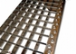 ASTM Q235 SS304 Stainless Steel Stair Treads , Anti Corrosion Bar Grating Treads supplier