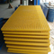 Roof Terrace Fibreglass Mesh Flooring , 50 X 50 X 50mm Molded FRP Grating supplier