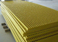 Anti Slip Yellow Color Plastic Floor Grating Customized Dimeensions supplier