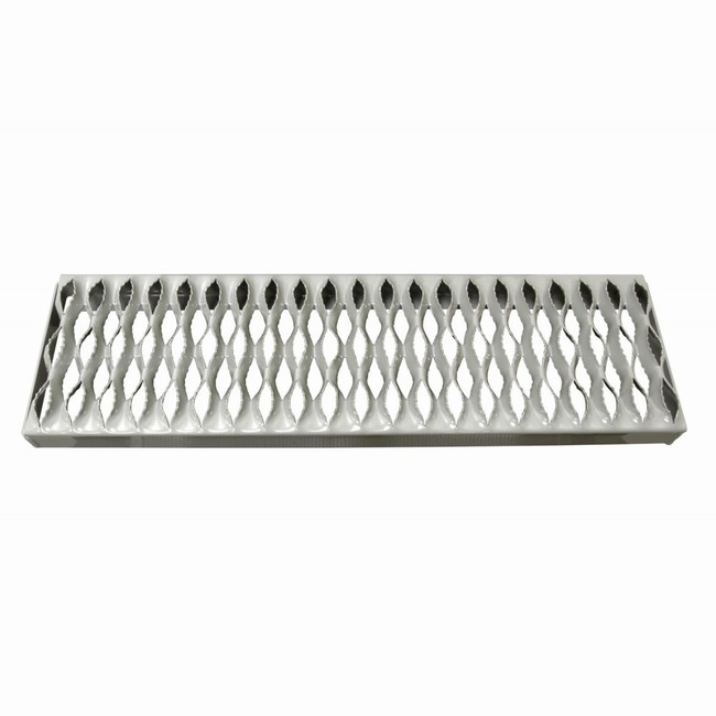 Perforated Galvanized Steel Stair Treads 1.5 5mm Thickness Anti Slip