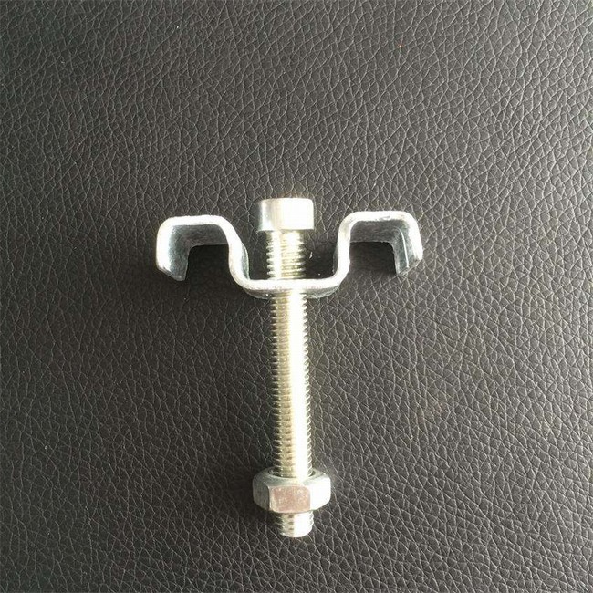 Galvanized Grating Saddle Clips , SGS Installation Steel Grating Clamps