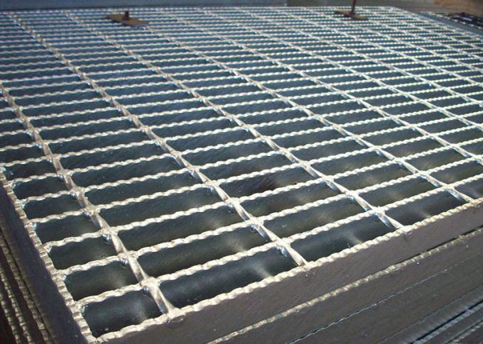 Galvanised Flat Bar Serrated Steel Grating Platform Steel Floor Grating