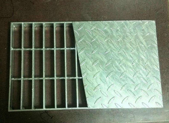 China Hot Dipped Galvanized Steel Checker Composite Grating for platform supplier