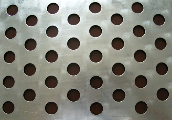 China Customized different hole 1mm Iron plate Galvanized perforated metal mesh supplier