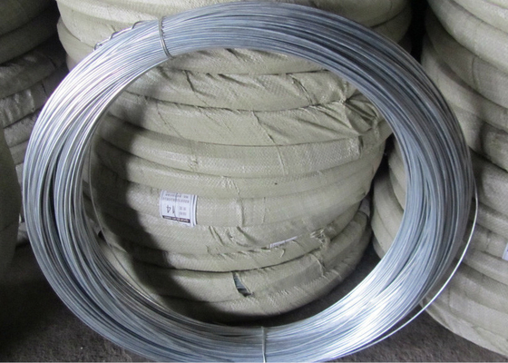 China Q195 Galvanised Iron Wire , Silver Mesh Weaving Galvanized Binding Wire supplier