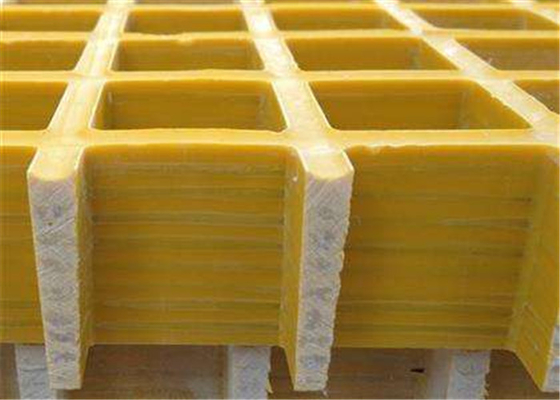 Car Washes fibreglass Walkway Mesh , Easy Cleaning Fiberglass Drain Grates