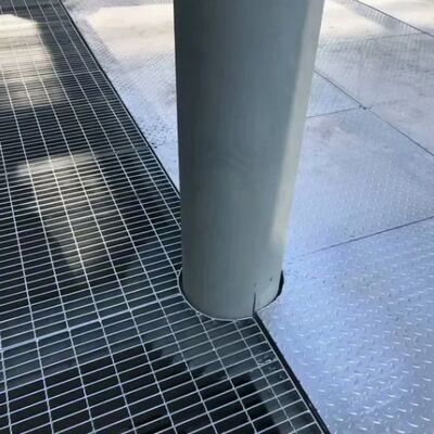 25x5 Hot Dip Galvanized Steel Grating Trench Drain Cover with ISO SGS Certificate