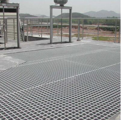 Galvanized Anti-Slip Steel Grating Platform with Customizable Sizes for Walkways and Industrial Use