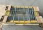 T6 Steel Grating Stair Treads With Yellow Nonskid Nosing Low Carbon Steel supplier