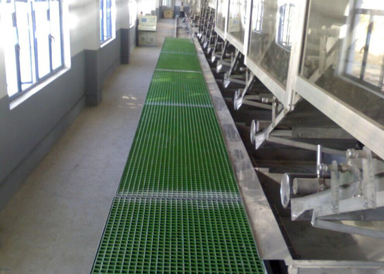 Fire Resistant Plastic Floor Grating For Industry Platform Easy Maintenance supplier