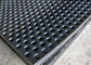 2mm Thick Perforated Steel Mesh , 41 % Open Rating Black Perforated Iron Sheet supplier