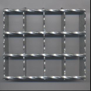 Sliver Serrated Steel Grating Bearing Bar Spacing Optional / Customized supplier