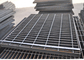 PVC Coated Catwalk Grating Walkway , Galvanized Serrated Metal Grate Platform supplier