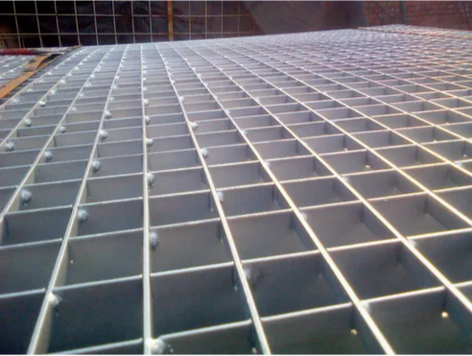 Welded Serrated Plain Bar Carbon Steel Structure Grating supplier