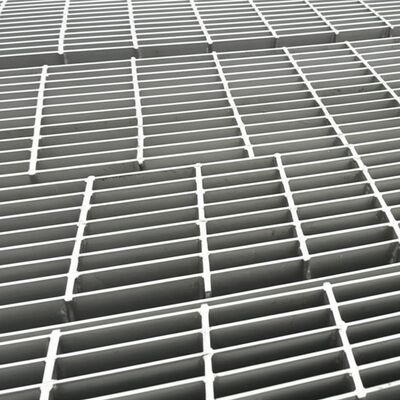Hot-DIP Galvanized Stainless Steel Grating for High Strength Outdoor Stair Treads and Platform Walkways
