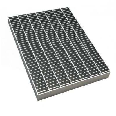 Outdoor Hot DIP Galvanized Steel Stair Tread with 25 x 3 to 100 x 8 Bearing Bar and ANSI/NAAMM Standard