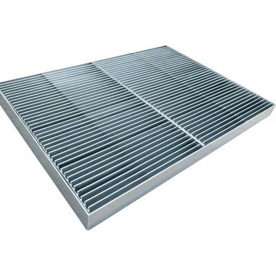 Galvanized Steel Stair Tread with Anti-Slip Safety and Customizable Sizes for Industrial Platforms