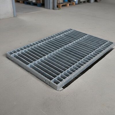 Heavy Duty Galvanized Steel Grating Drain Cover with Non-Slip Surface for Trench Drainage