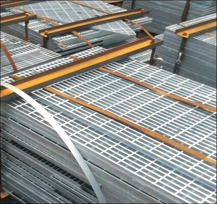 Galvanized Heavy Load Type Steel Grating with Electroforged Flat Bar Press Locked Design