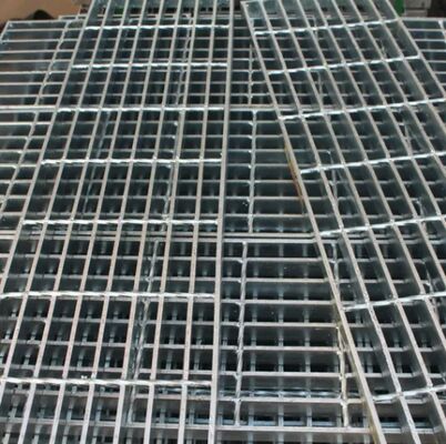 Galvanized Heavy Load Type Steel Grating with Electroforged Flat Bar Press Locked Design