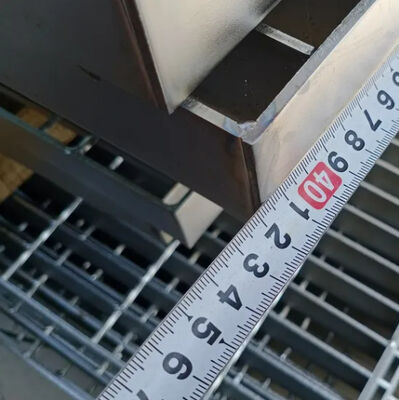 Galvanized Steel Bar Grating with Welded Cross Bars for Industrial Platform Flooring