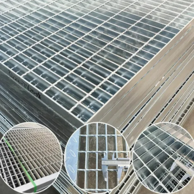 10"X24"X1.25" Heavy Duty Slip Resistant Steel Bar Grating for Industrial Flooring