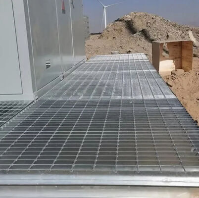 Hot Dip Galvanized Steel Grating with High Strength-to-Weight Ratio and Customizable Sizes for Industrial Walkways
