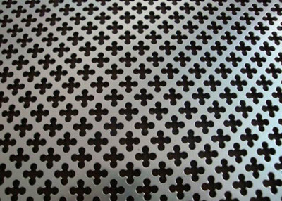4mm Thickness Perforated Metal Mesh 40% Filter Rating Acid - Resisting