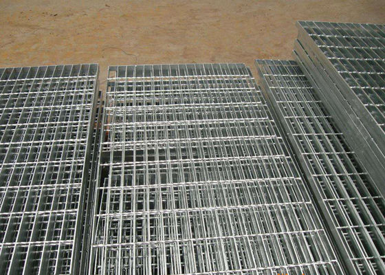 Stainless Steel Grating Platform Pitch 30mm x 100mm , Galvanised Steel Grating