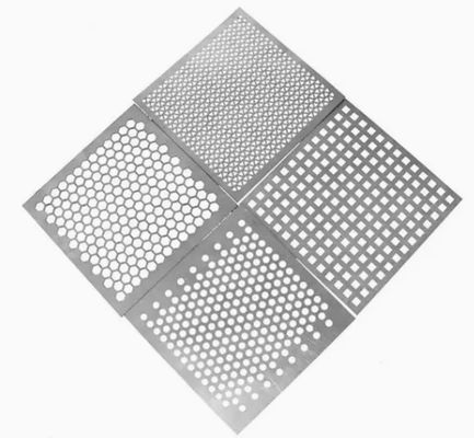 1mm Thickness Decorative Perforated Stamping Metal Sheet Mesh Screen Panel for Building