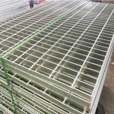 Hot Dipped Galvanized Heavy Duty Steel Grating Corrosion Resistant Drain Grate for Sewers and Driveways