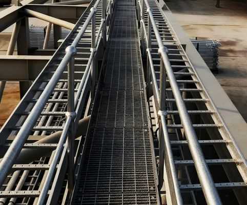 Galvanized High-Safety Steel Grating for Flooring Drainage Systems with Customizable Sizes